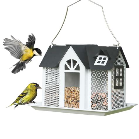 bird feeder metal house|strong metal bird feeders.